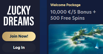 Lucky Dreams Welcome Bonus