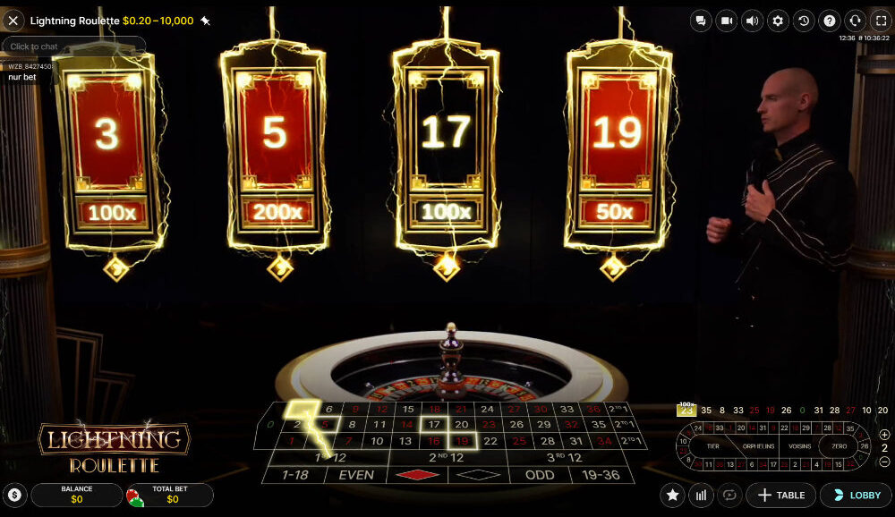 Lightning Roulette step 3