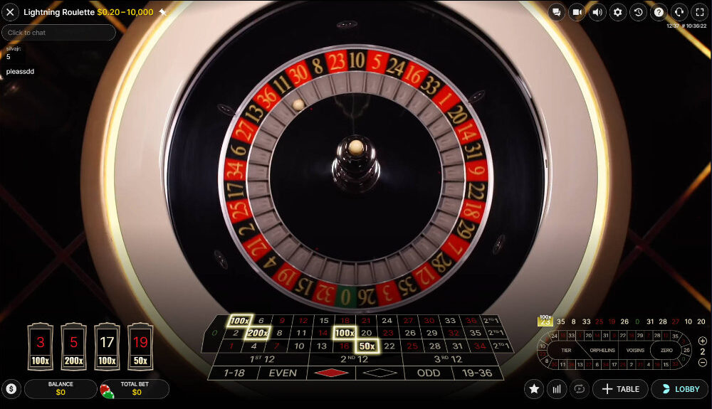 Lightning Roulette step 4