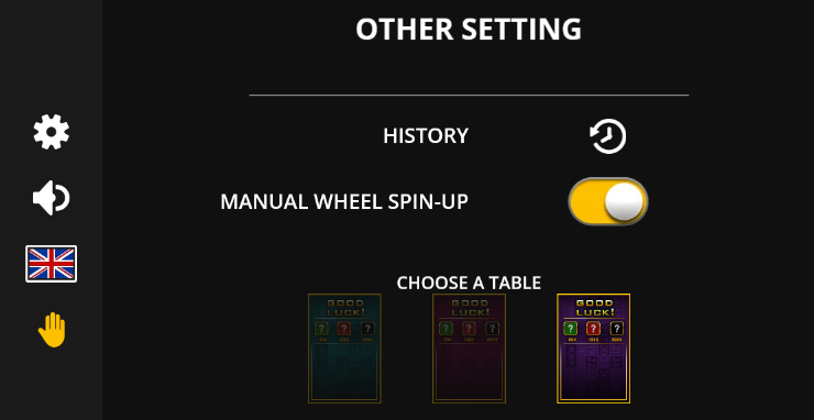 lucky-roulette-settings