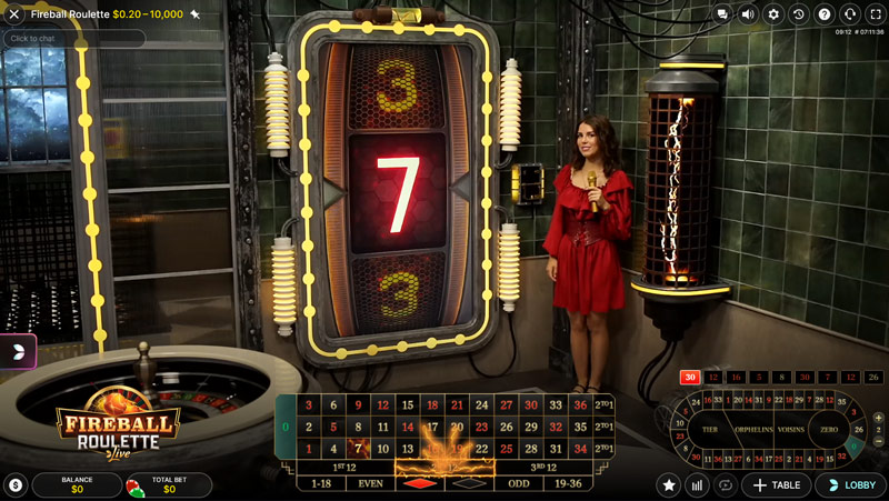 Fireball Roulette