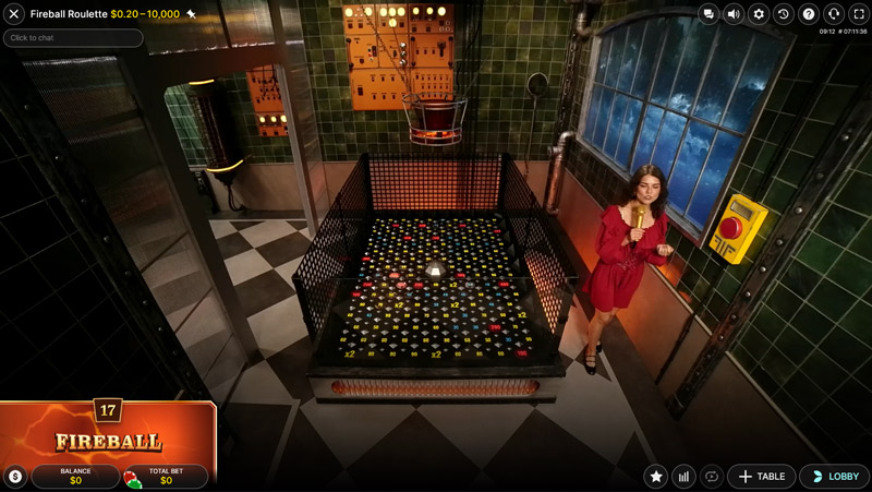Fireball Roulette