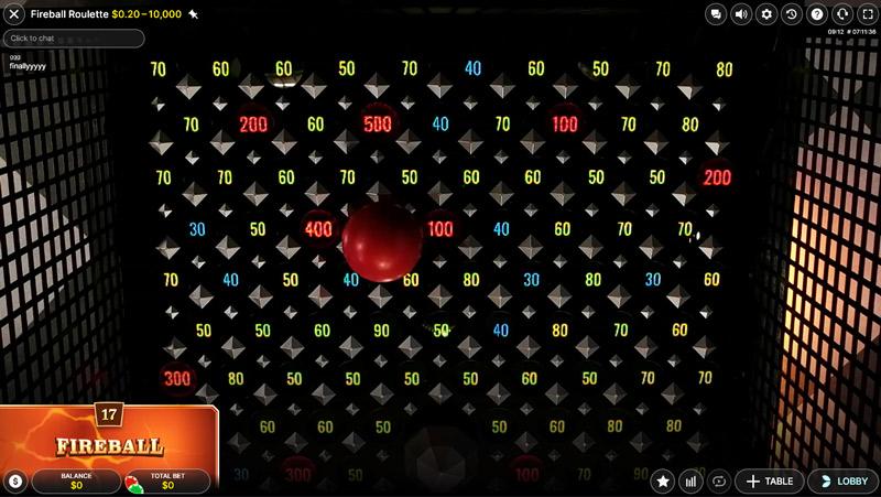 Fireball Roulette
