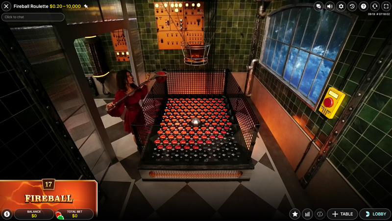 Fireball Roulette