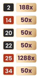 Lucky 6 Roulette - Lucky Numbers with Multipliers