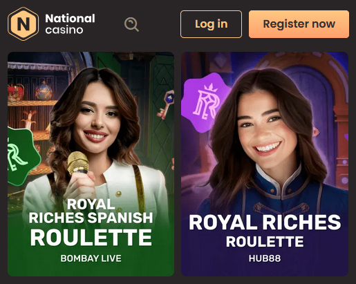 Royal Riches Roulette at National Casino