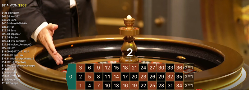 The countdown clock shows you how long you have left to make your decision, and place your chips.
