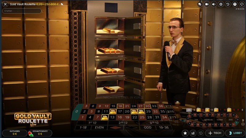 Gold Vault Roulette Vorschau Multiplikator Ziehung