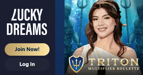 Triton Multiplier Roulette at Lucky Dreams