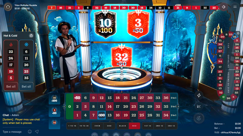 2 to 4 numbers each round get amped up wins with multipliers of up to 1,000 times!