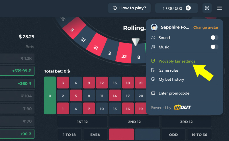 Crypto Roulette Provably Fair Settings